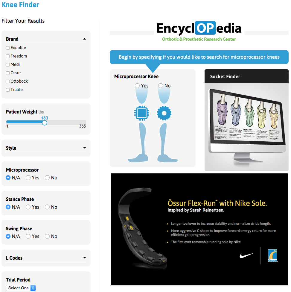 Knee Finder